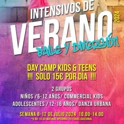 COMMERCIAL SUMMER DAY CAMP - KIDS (6 - 12 años)